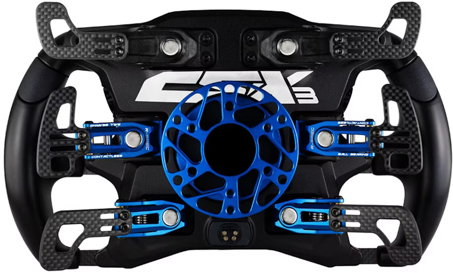 Cube Controls - ** B Grade ** Volante Cube Controls CSX-3 - 6 Paddles - Azul