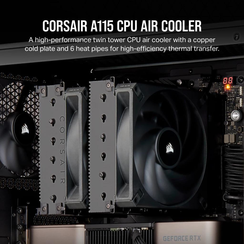 Corsair - ** B Grade ** Cooler CPU Corsair A115 Preto