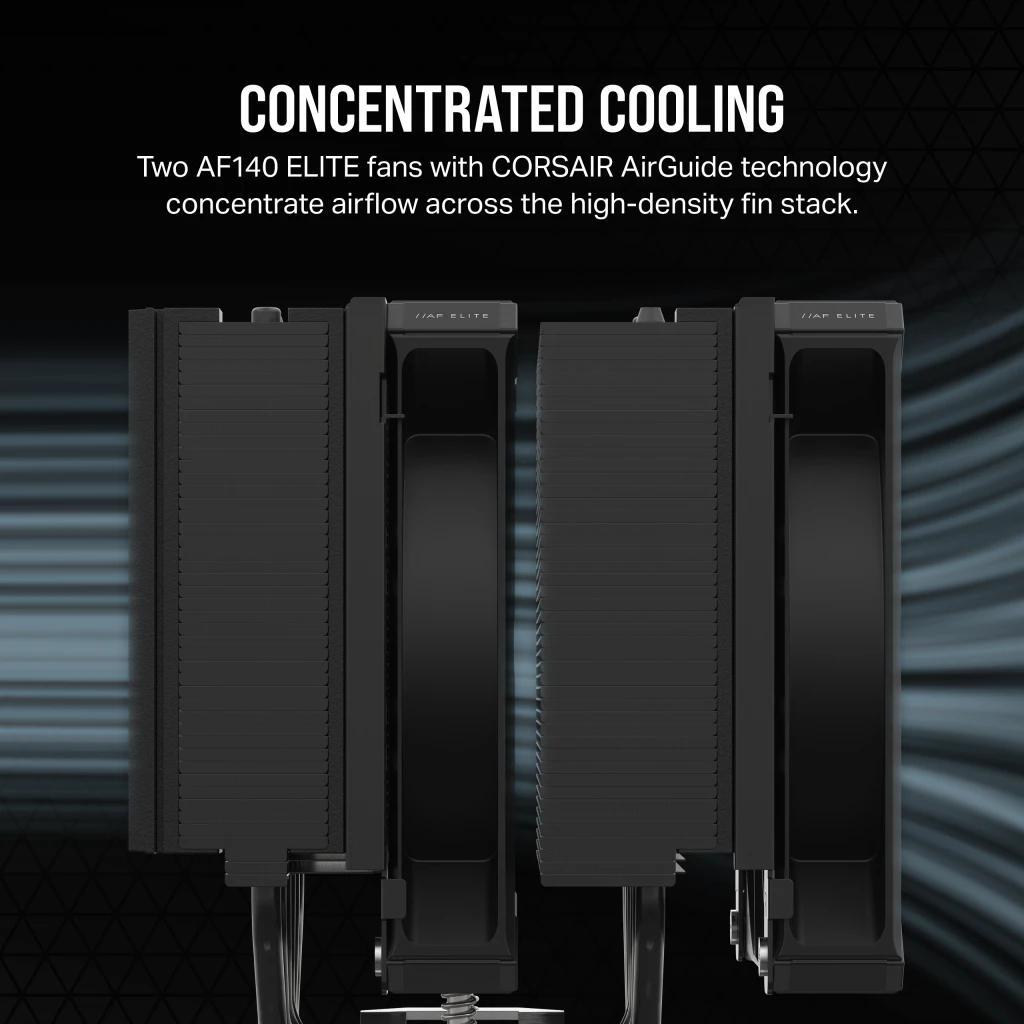 Corsair - ** B Grade ** Cooler CPU Corsair A115 Preto