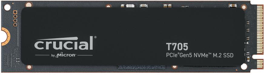 SSD Crucial T705 1TB Gen5 M.2 NVMe 2280 (13600/10200MB/s)