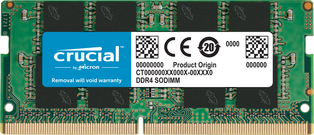 Crucial SO-DIMM 16GB DDR4 2666MHz CL19 1R