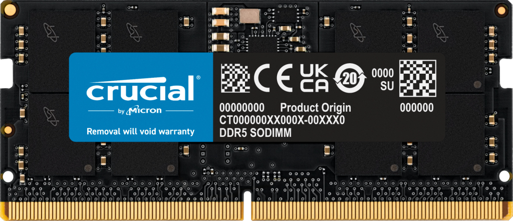 Crucial - Crucial SO-DIMM 16GB DDR5 56000MHz CL46