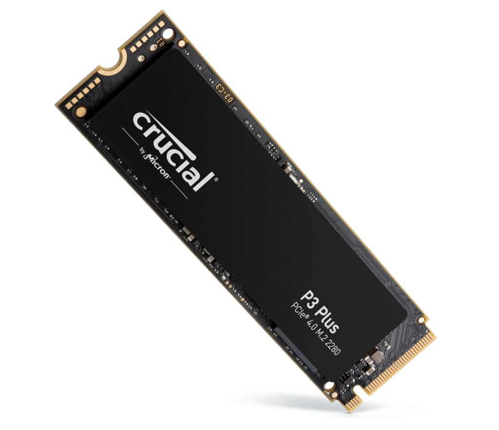 Crucial - SSD Crucial P3 Plus 4TB Gen4 M.2 NVMe 2280 (4800/4100MB/s)