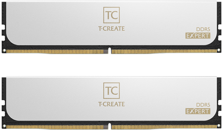 Team Group Kit 32GB (2 x 16GB) DDR5 6400MHz T-Create Expert Branco CL32