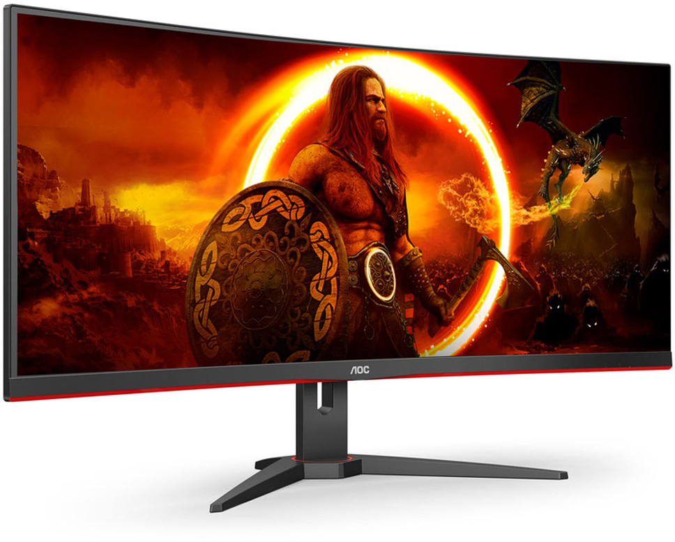 AOC - Monitor Curvo AOC Gaming 34" CU34G2XE VA WQHD 144Hz 1ms Adaptive Sync HDR10