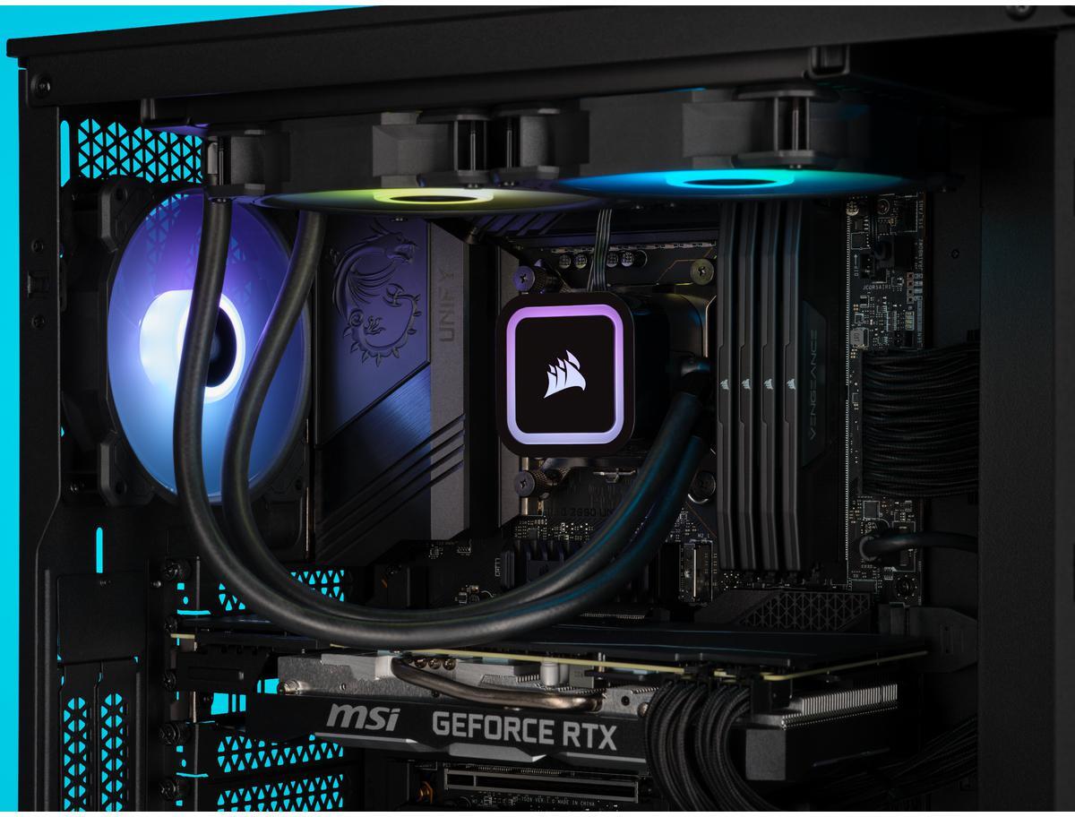  - ** B Grade ** Water Cooler CPU Corsair H100x ELITE 240mm Preto