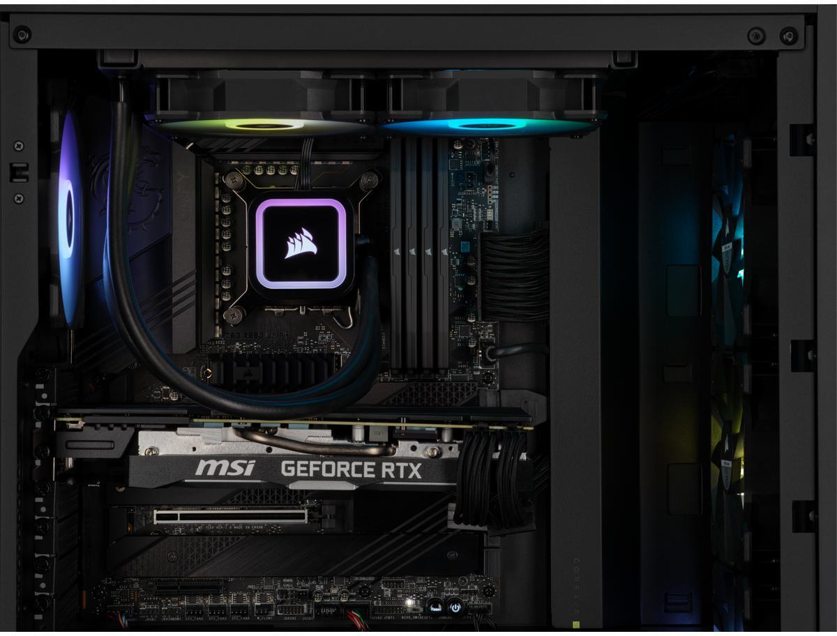  - ** B Grade ** Water Cooler CPU Corsair H100x ELITE 240mm Preto