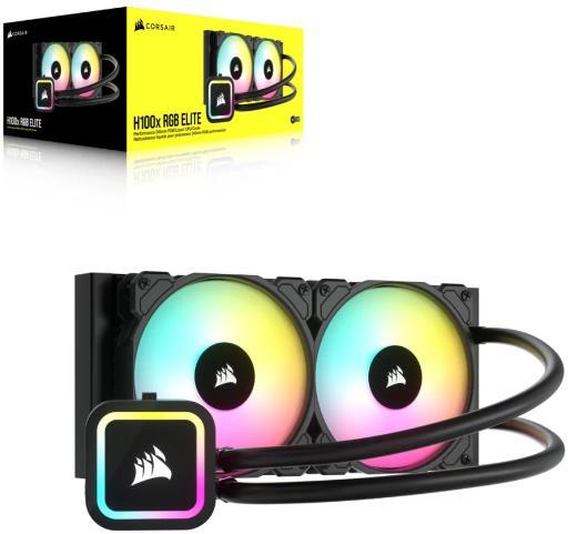Corsair - Water Cooler CPU Corsair H100x ELITE 240mm Preto