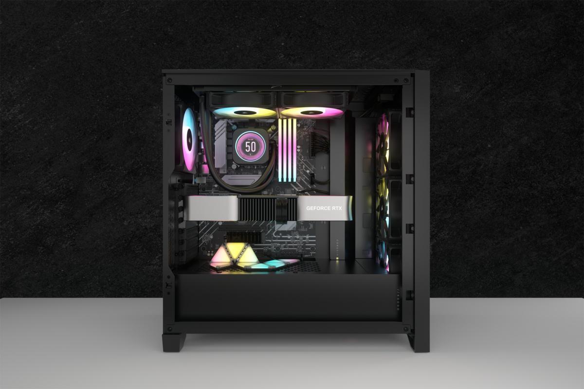  - ** B Grade ** Water Cooler CPU Corsair iCUE H100i Elite XT LCD Display 240mm