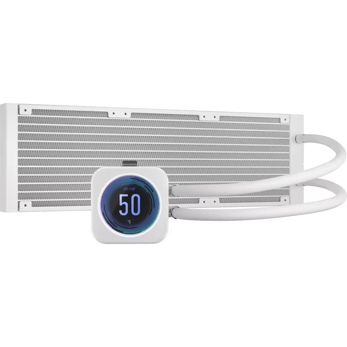 Corsair - Water Cooler CPU Corsair iCUE H150i Elite XT LCD Display 360mm Branco