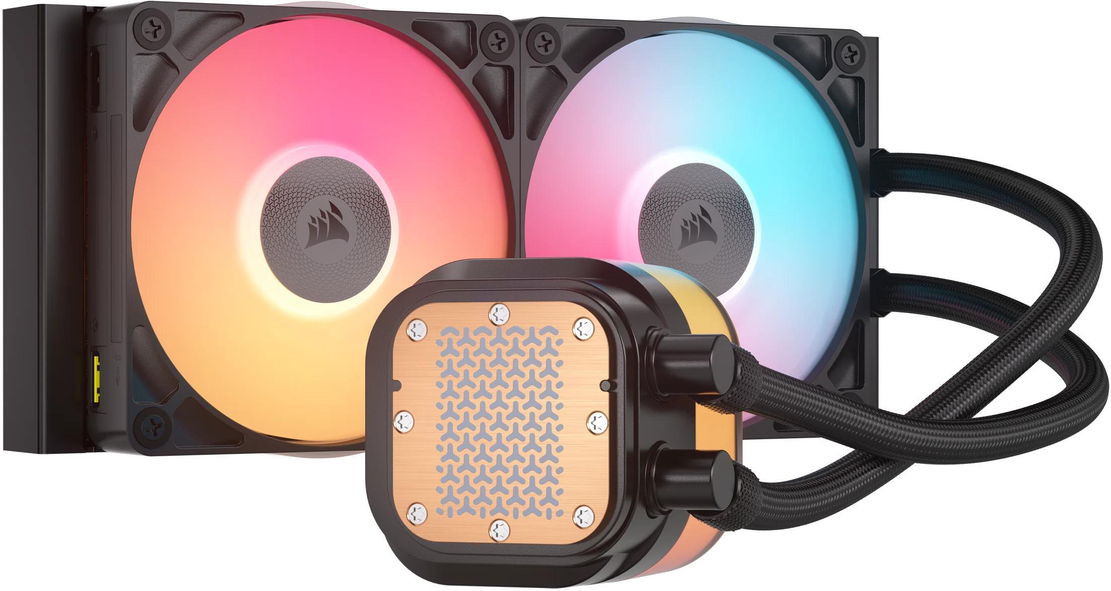 Corsair - Water Cooler CPU Corsair iCUE LINK TITAN 240 RX RGB LCD 240mm Preto