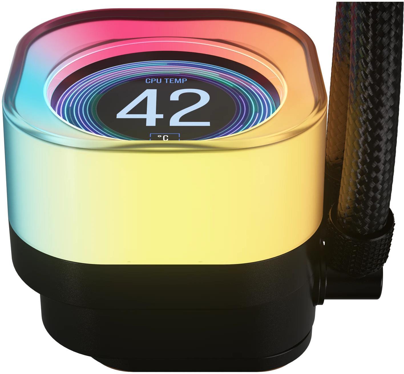 Corsair - Water Cooler CPU Corsair iCUE LINK TITAN 360 RX RGB LCD 360mm Preto