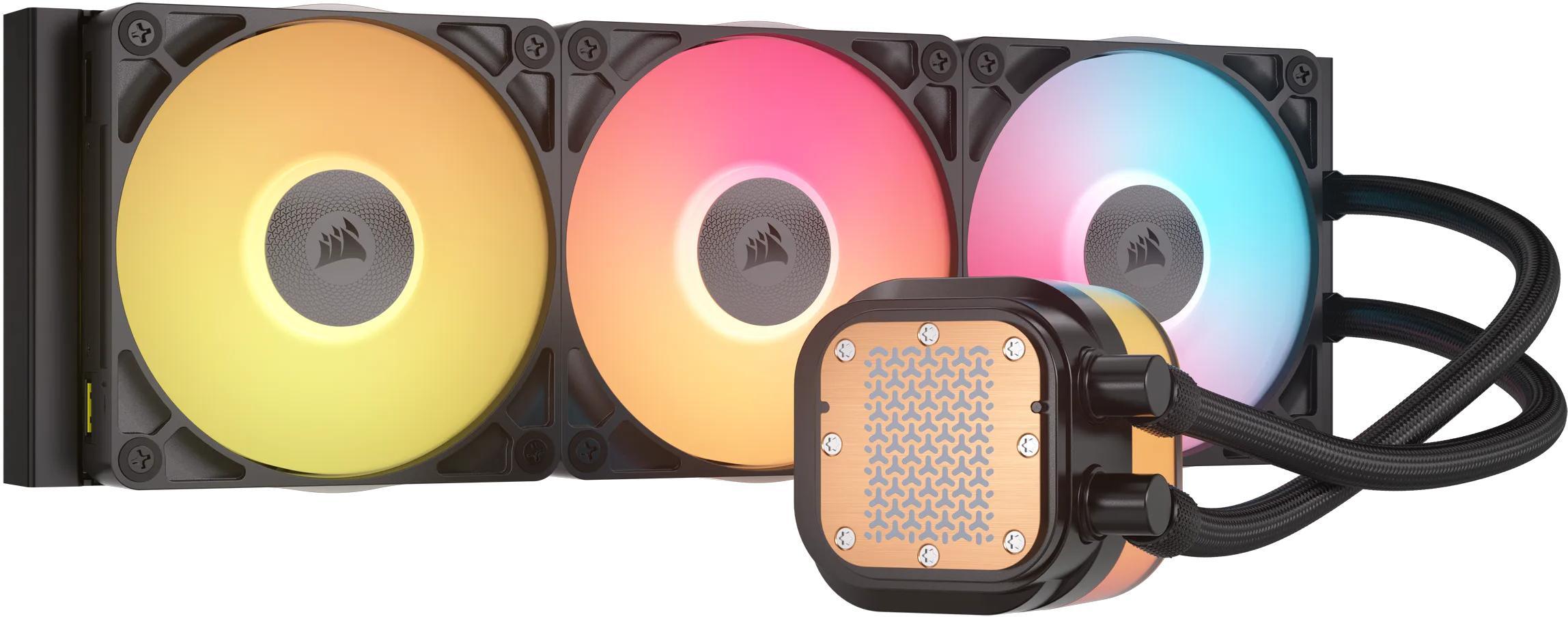 Corsair - Water Cooler CPU Corsair iCUE LINK TITAN 360 RX RGB LCD 360mm Preto