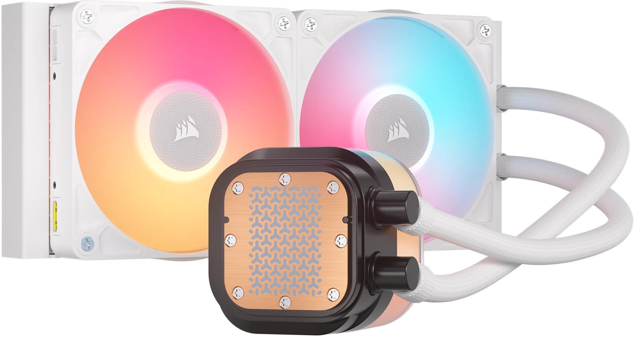 Corsair - Water Cooler CPU Corsair iCUE LINK TITAN 240 RX RGB LCD 240mm Branco