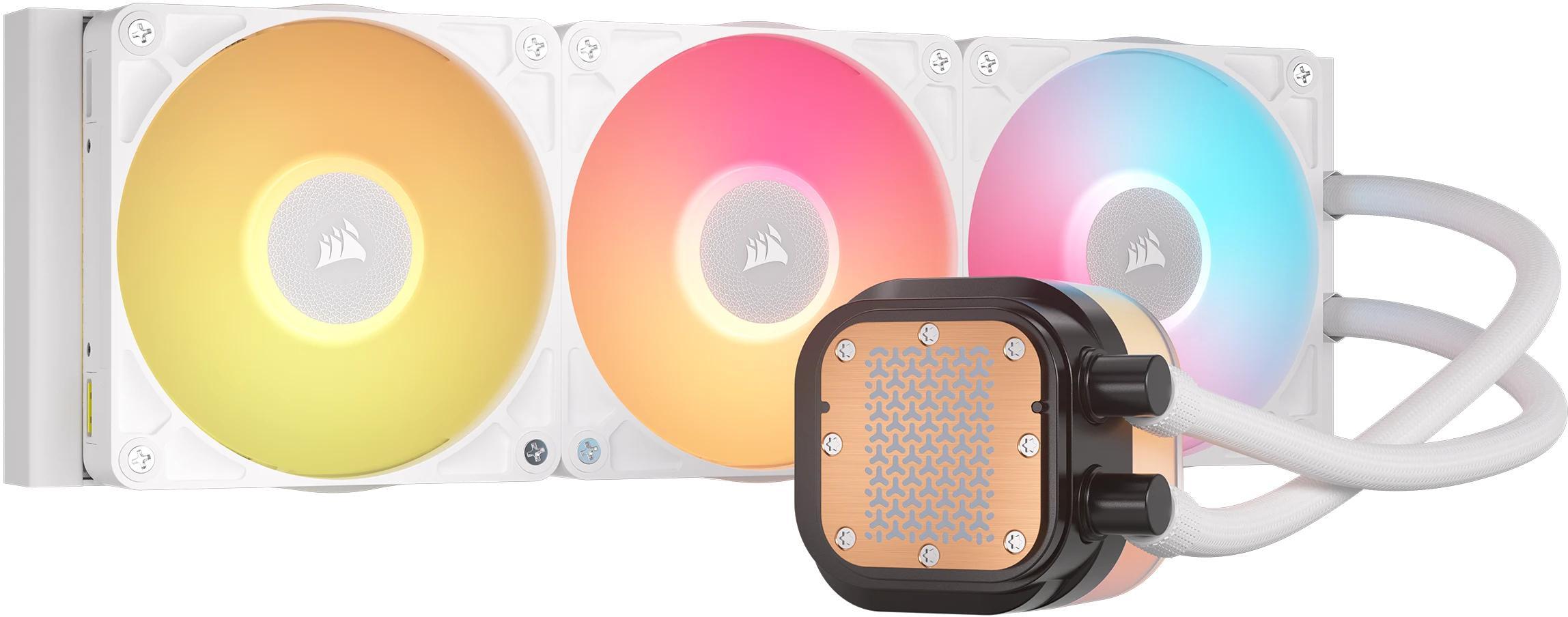 Corsair - Water Cooler CPU Corsair iCUE LINK TITAN 360 RX RGB LCD 360mm Branco