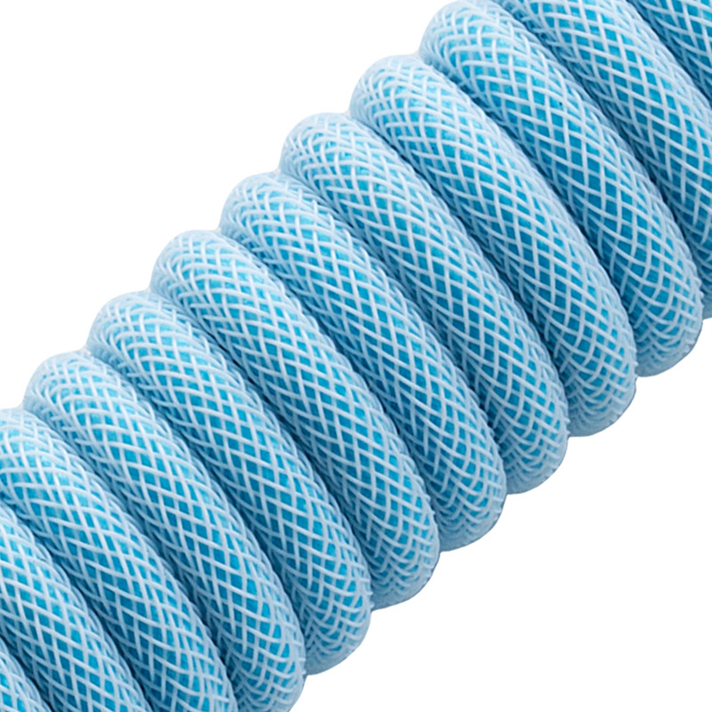 CableMod - Cabo Coiled CableMod Classic para Teclado USB A - USB Type C, 150cm - Blueberry Cheesecake