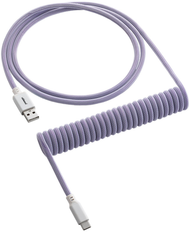 Cabo Coiled CableMod Classic para Teclado USB A - USB Type C 150cm - Rum Raisin