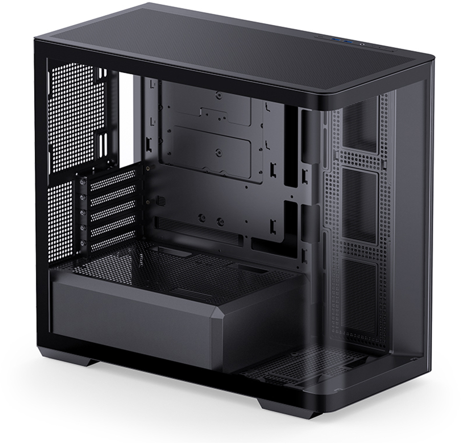 Caixa Micro-ATX Jonsbo D300 Vidro Temperado Preto