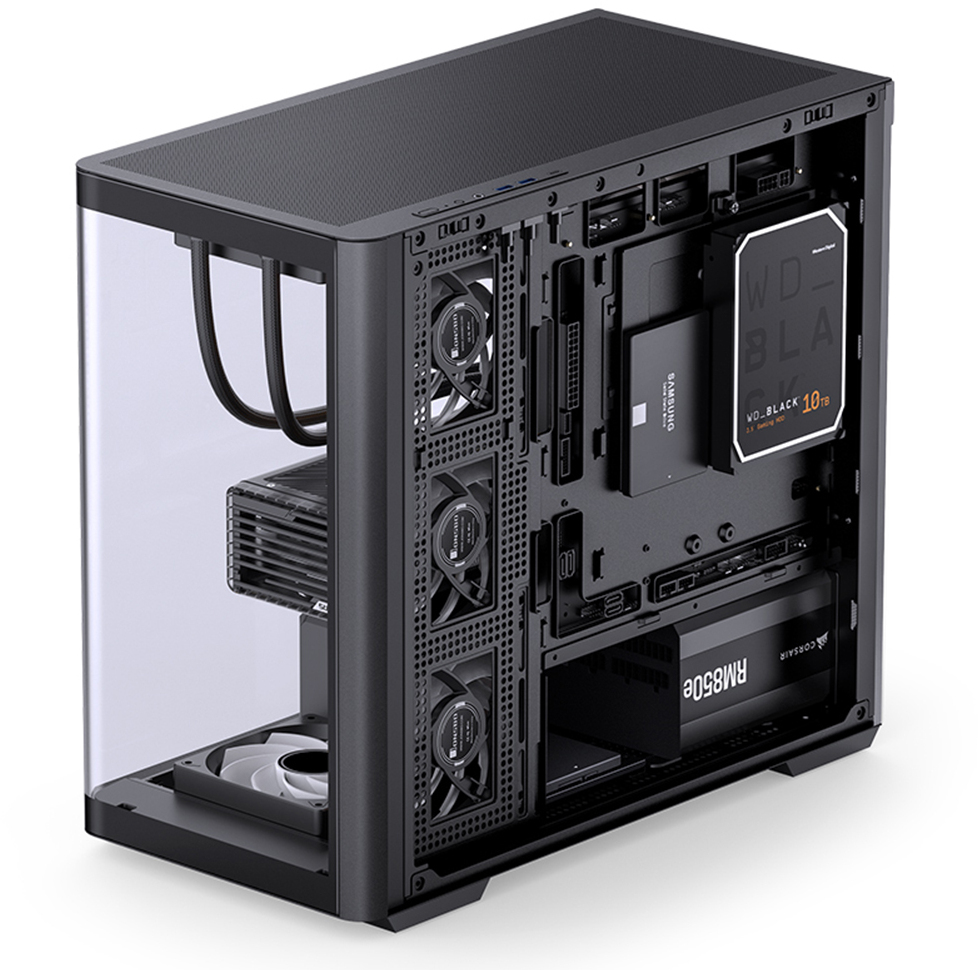 Jonsbo - Caixa Micro-ATX Jonsbo D300 Vidro Temperado Preto