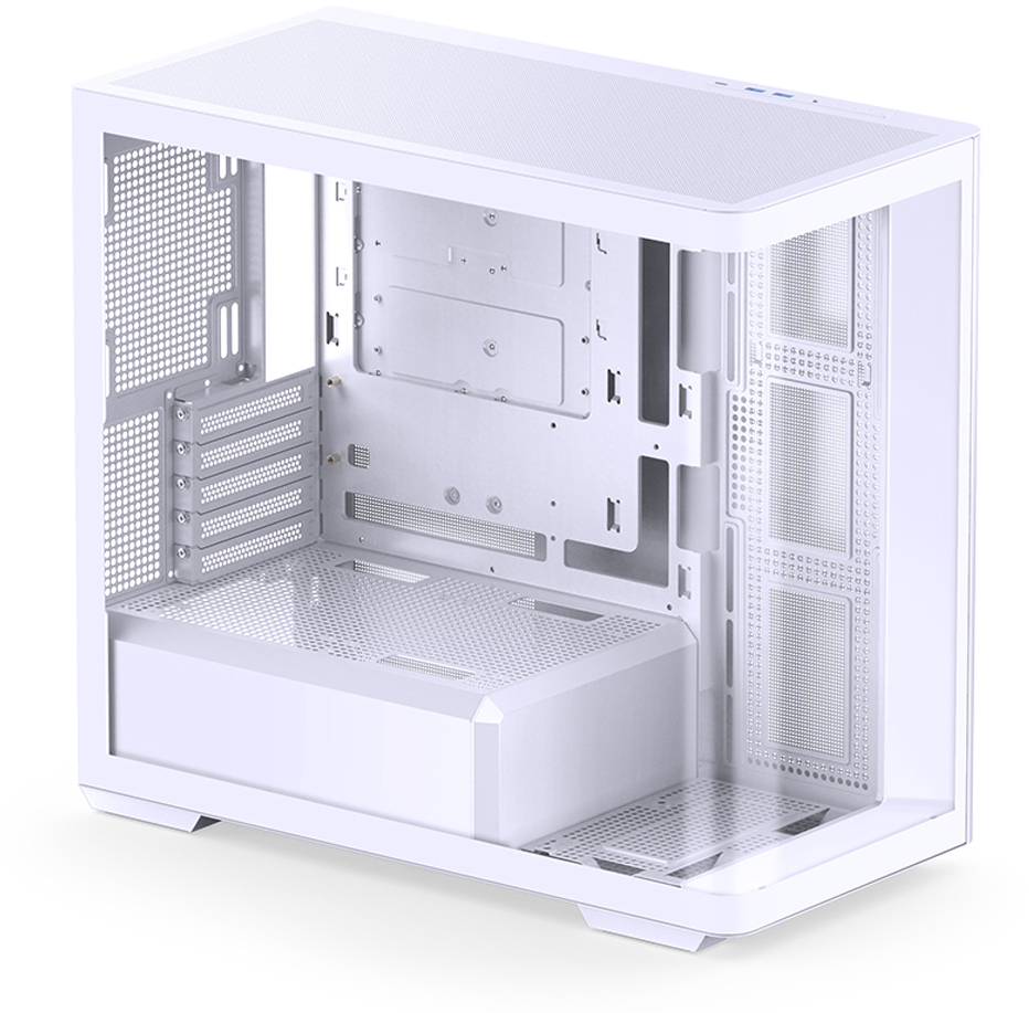 Caixa Micro-ATX Jonsbo D300 Vidro Temperado Branco