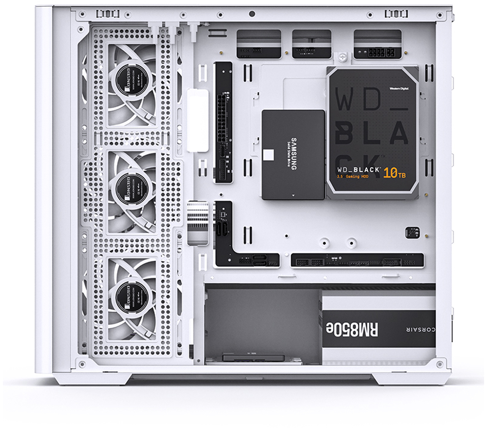 Jonsbo - Caixa Micro-ATX Jonsbo D300 Vidro Temperado Branco