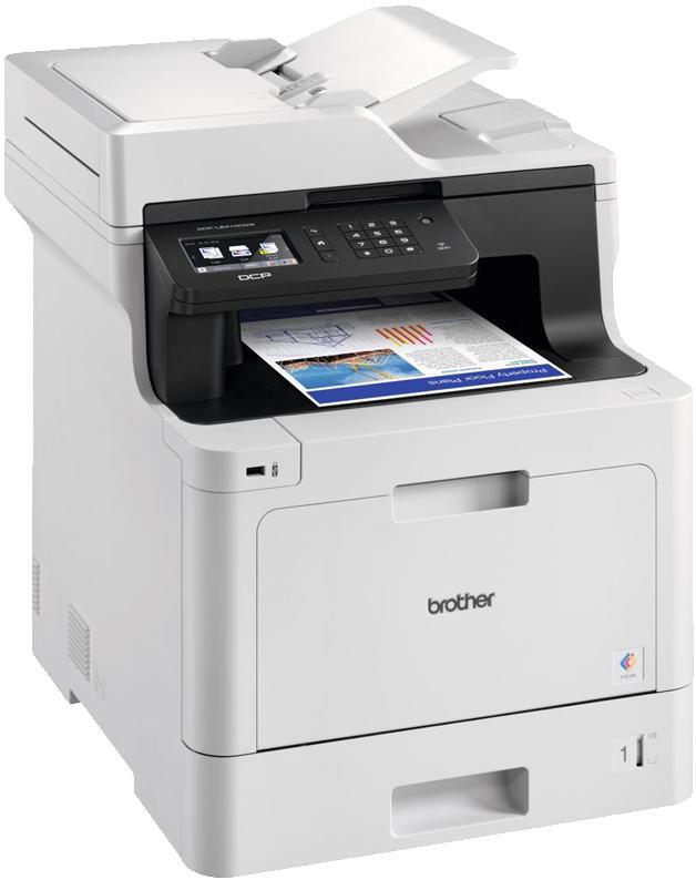 Brother - Impressora Multifunções Laser Brother DCP-L8410CDW WiFi