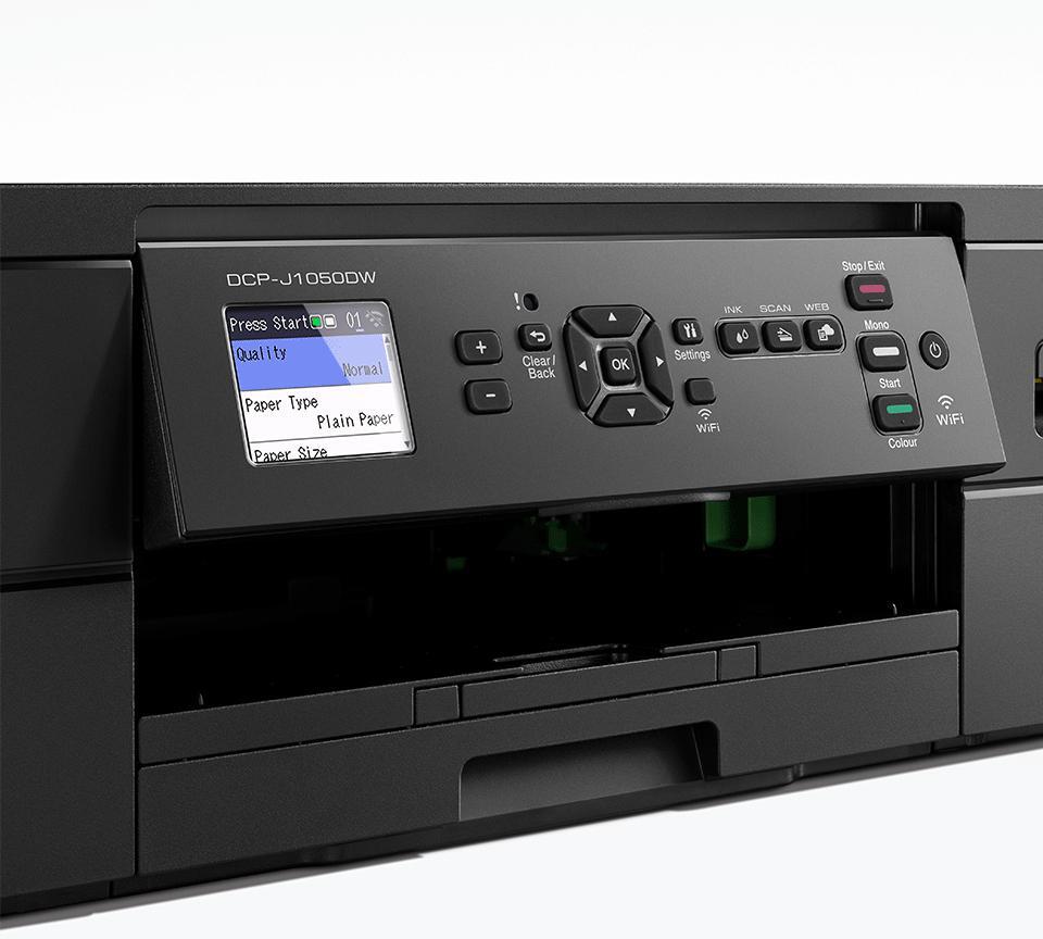 Brother - Impressora Multifunções a Jato de Tinta Brother DCP-J1050DW WiFi