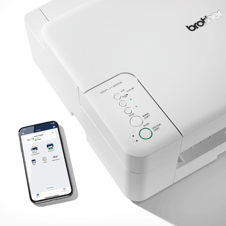 Brother - Impressora Multifunções a Jato de Tinta Brother DCP-J1200W WiFi