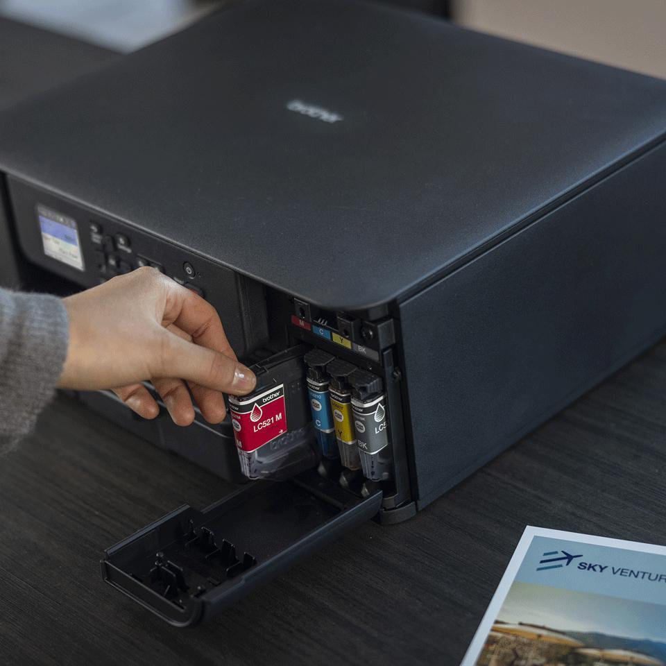 Brother - Impressora Multifunções a Jato de Tinta Brother DCP-J1310DW WiFi