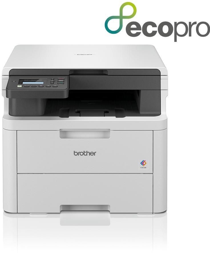 Brother - Impressora Multifunções Laser Brother DCP-L3520CDWE Cores WiFi