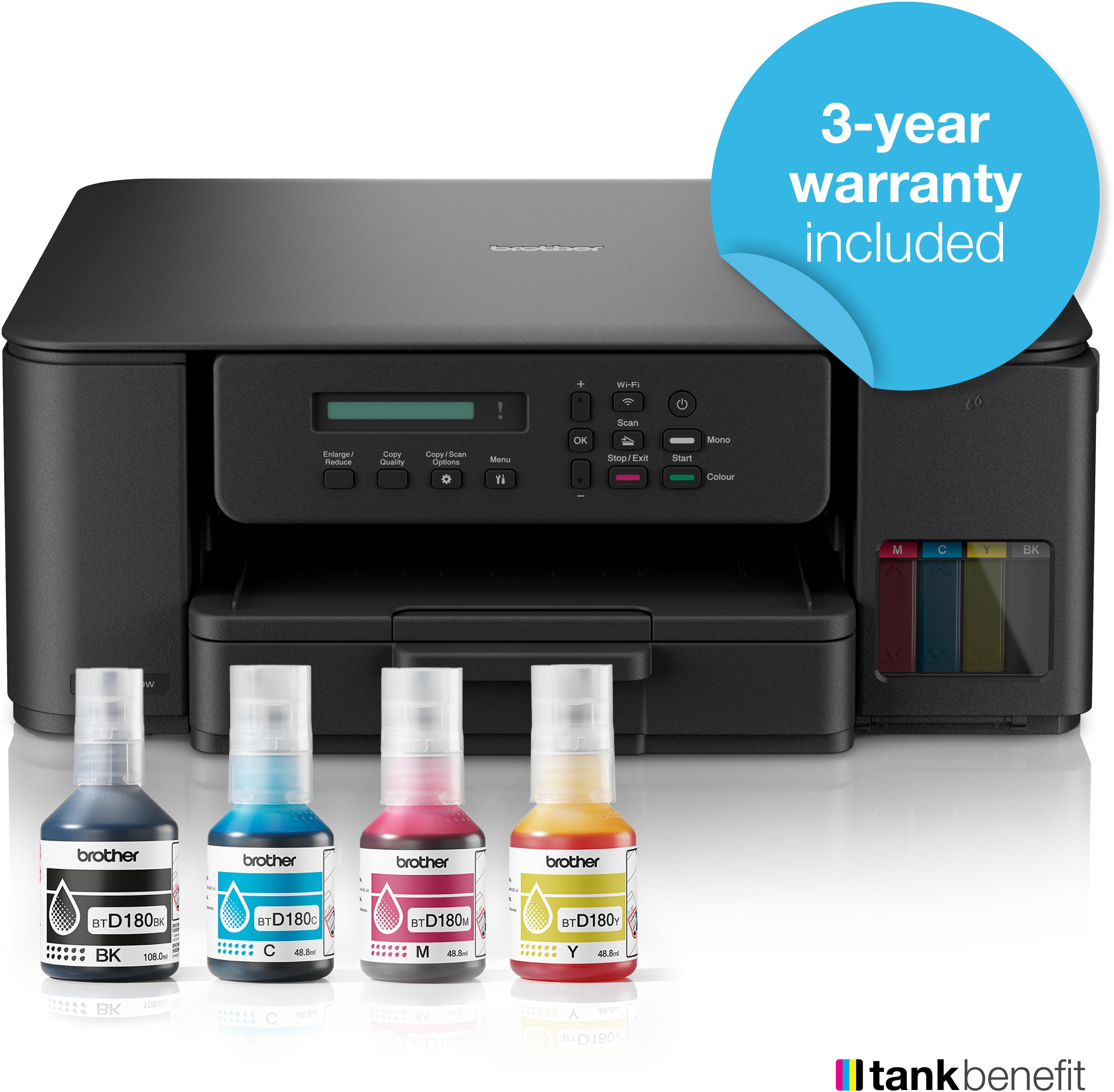 Brother - Impressora Multifunções a Jato de Tinta Brother DCP-T580DW WiFi
