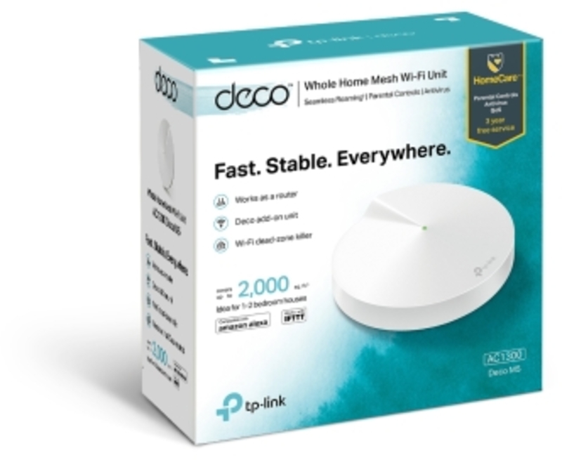 TP-Link - Sistema Mesh TP-Link Deco M5 AC1300 Whole-Home Wi-Fi Mesh System (Pack 1)