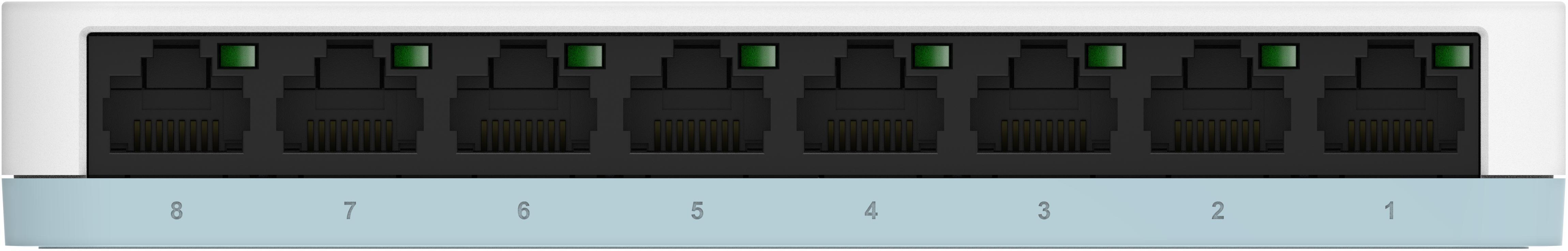 D-Link - Switch D-Link DGS-1008D 8 Portas Gigabit Unmanaged