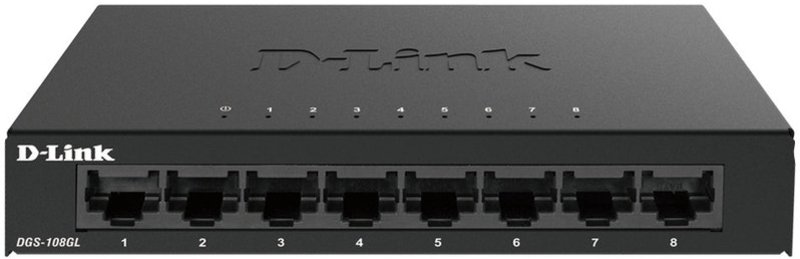 Switch D-Link DGS-108L 8 Portas Gigabit Unmanaged