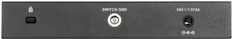 D-Link - Switch D-Link DGS-1008P 8 Portas POE+ 68W Power Budget