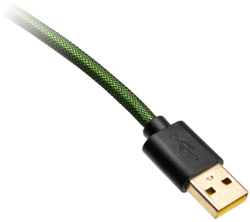 Ducky - Premicord Ducky Pine Green, USB Type C - Type A, 1.8m