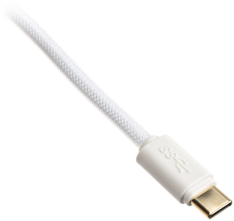 Ducky - Premicord Ducky Pure White, USB Type C - Type A, 1.8m