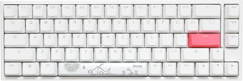 ducky one 2 white ptt