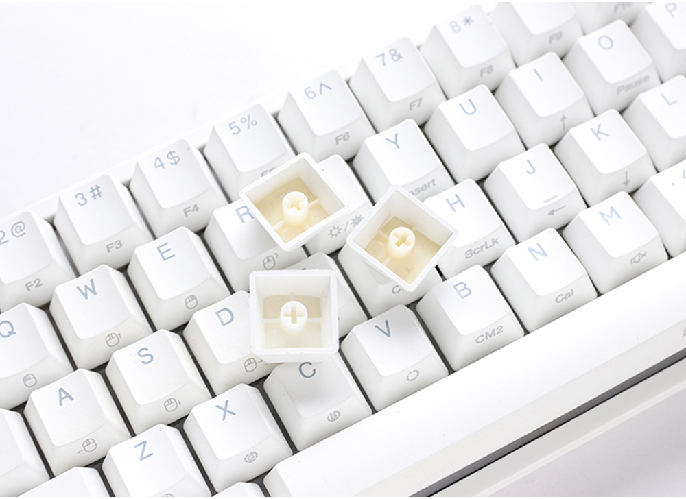 Ducky - Teclado Mecânico Ducky ONE 2 Pro 60% RGB Pure White MX Brown (PT)