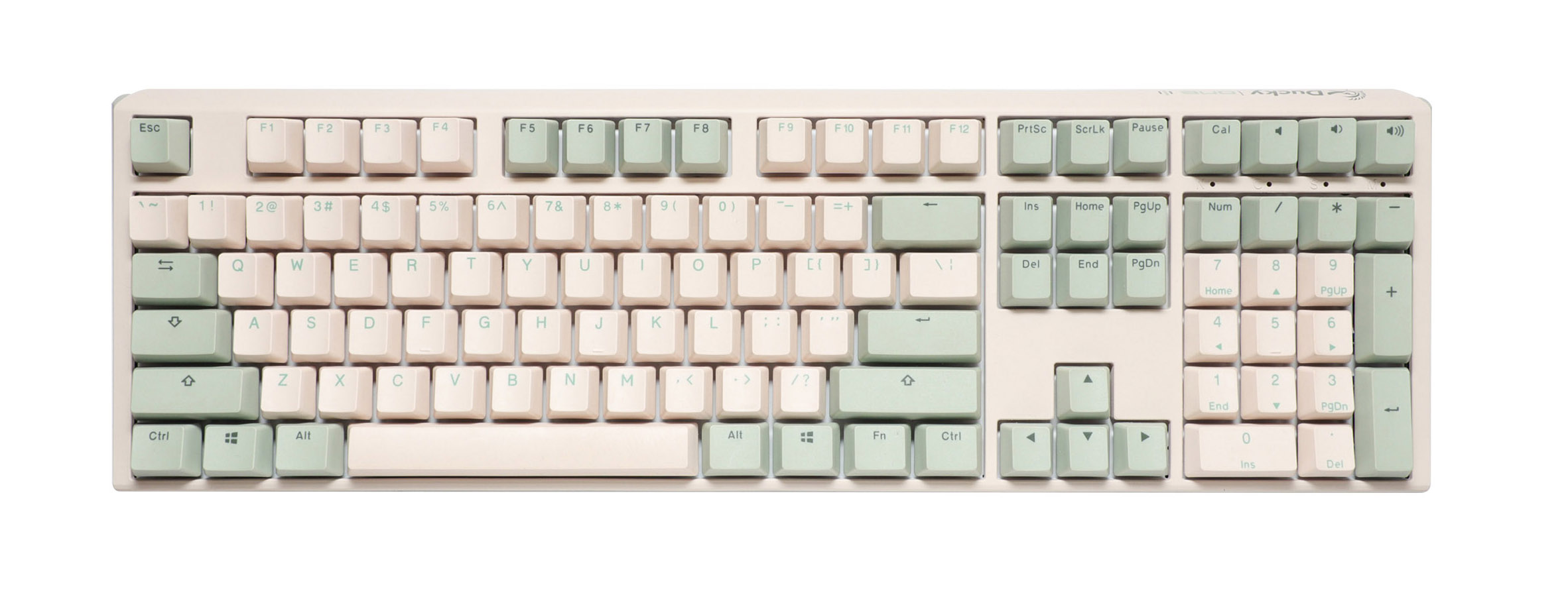 Teclado Ducky ONE 3 Matcha Full-Size, Hot-swappable, MX-Silent Red, PBT - Mecânico (PT)