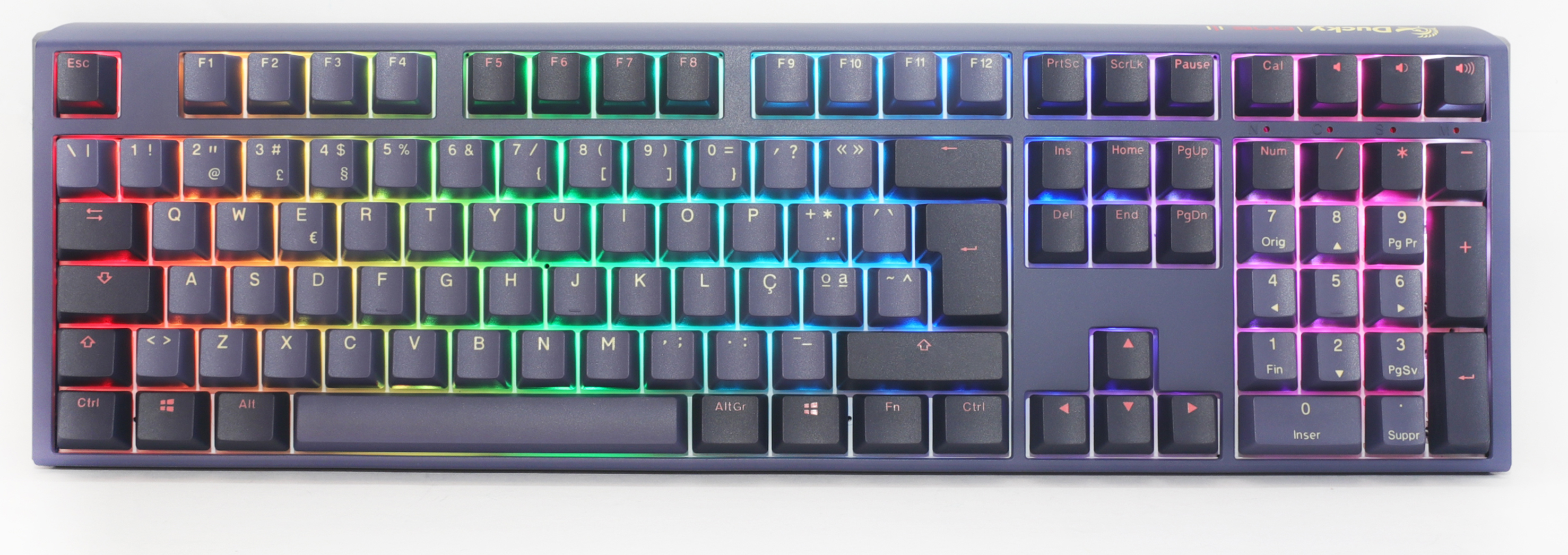 Teclado Ducky One 3 Cosmic Full-Size, Hot-Swappable, MX-Blue, PBT - Mecânico (PT)