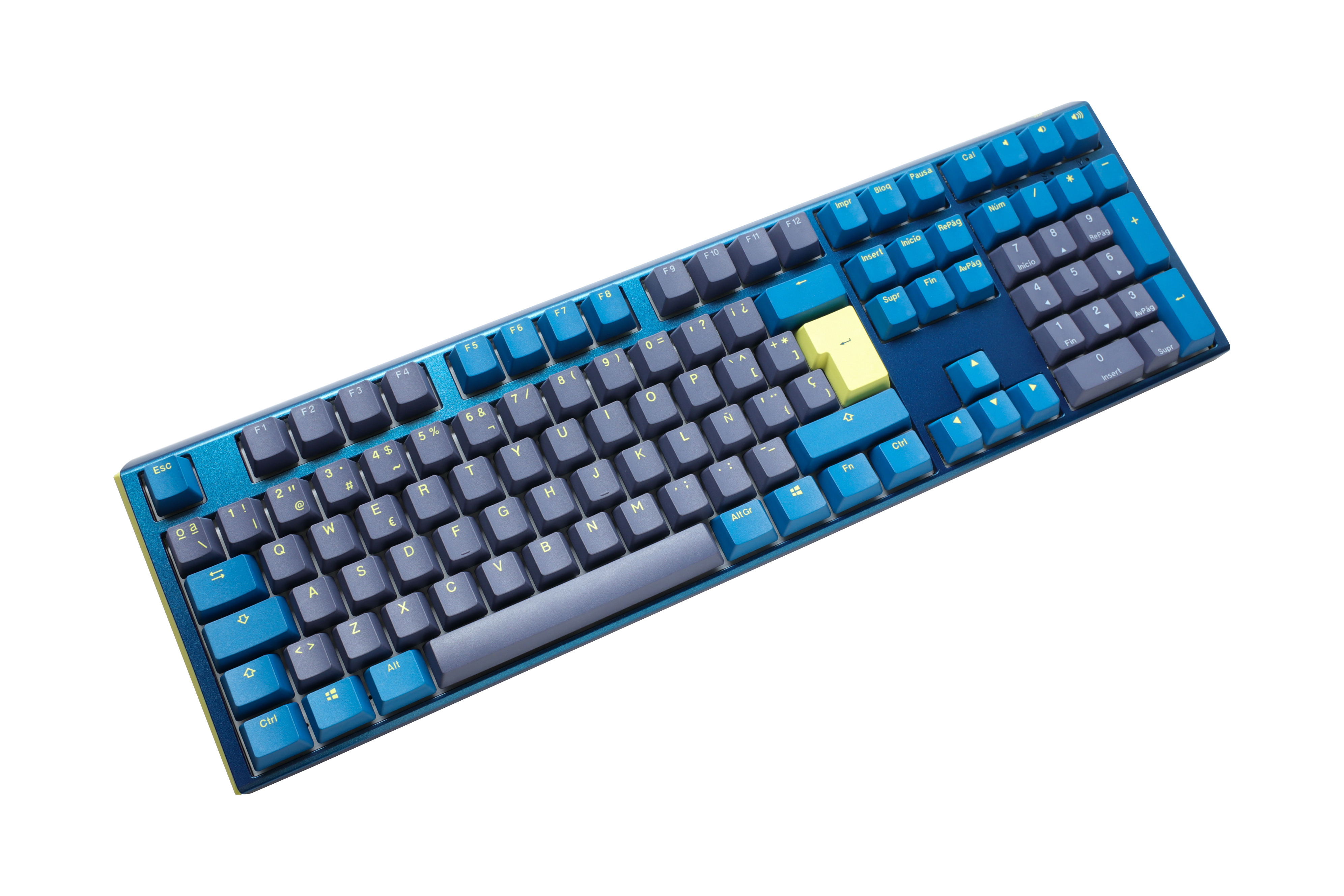 Ducky - Teclado Ducky One 3 Daybreak Full-Size, Hot-swappable, MX-Silver, RGB, PBT - Mecânico (ES)