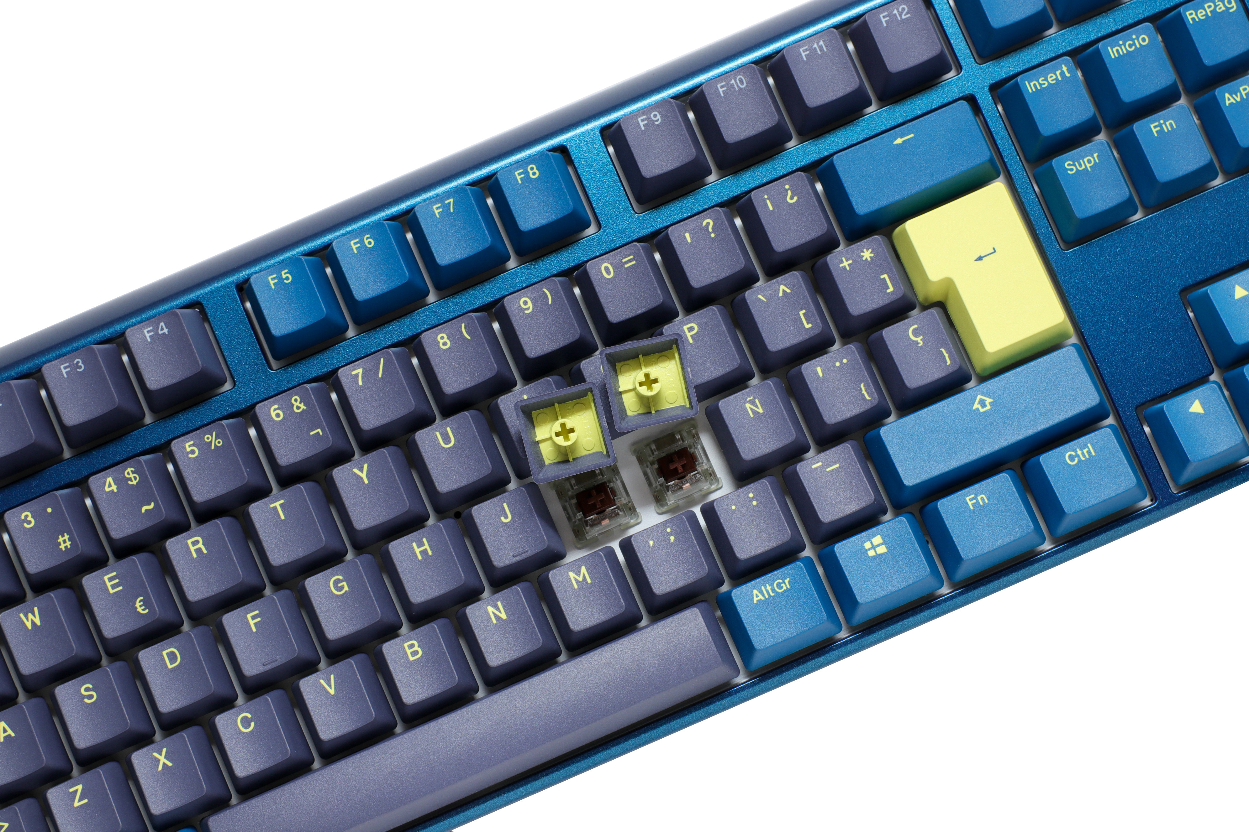 Ducky - Teclado Ducky One 3 Daybreak Full-Size, Hot-swappable, MX-Silver, RGB, PBT - Mecânico (ES)