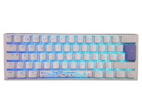 Teclado Ducky ONE 3 Classic Mini 60% Pure White, Hot-swappable, MX-Brown, RGB, ABS - Mecânico (PT)