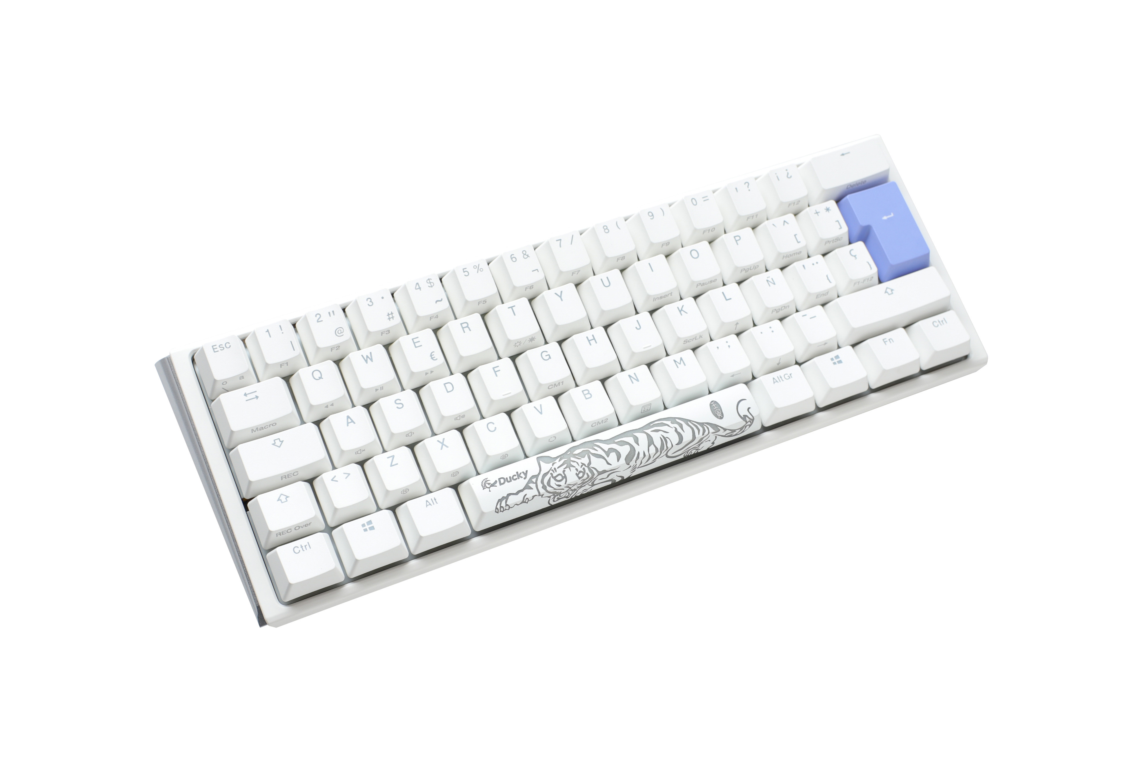 Teclado Ducky ONE 3 Classic Mini 60% Pure White, Hot-swappable, MX