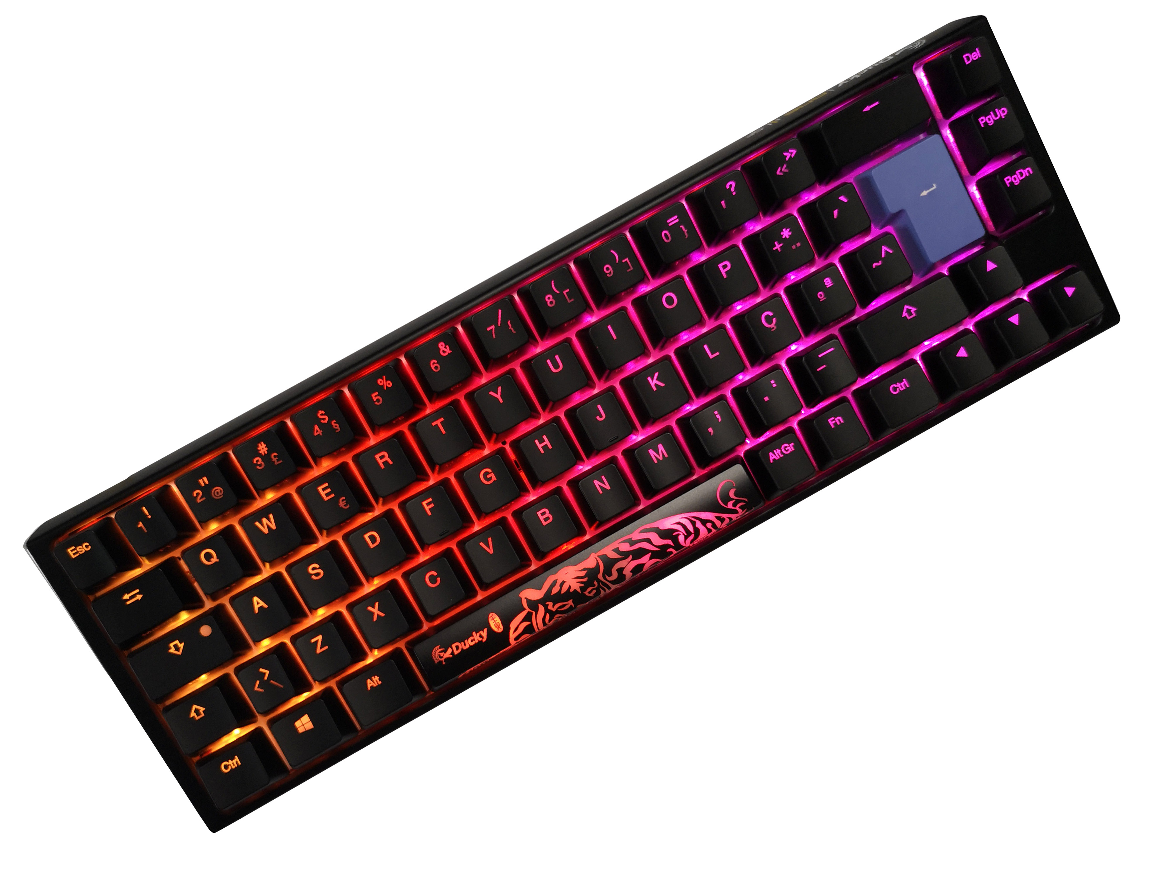 Ducky - Teclado Ducky ONE 3 Classic SF 65%, Hot-swappable, MX-Silver, RGB, PBT - Mecânico (PT)