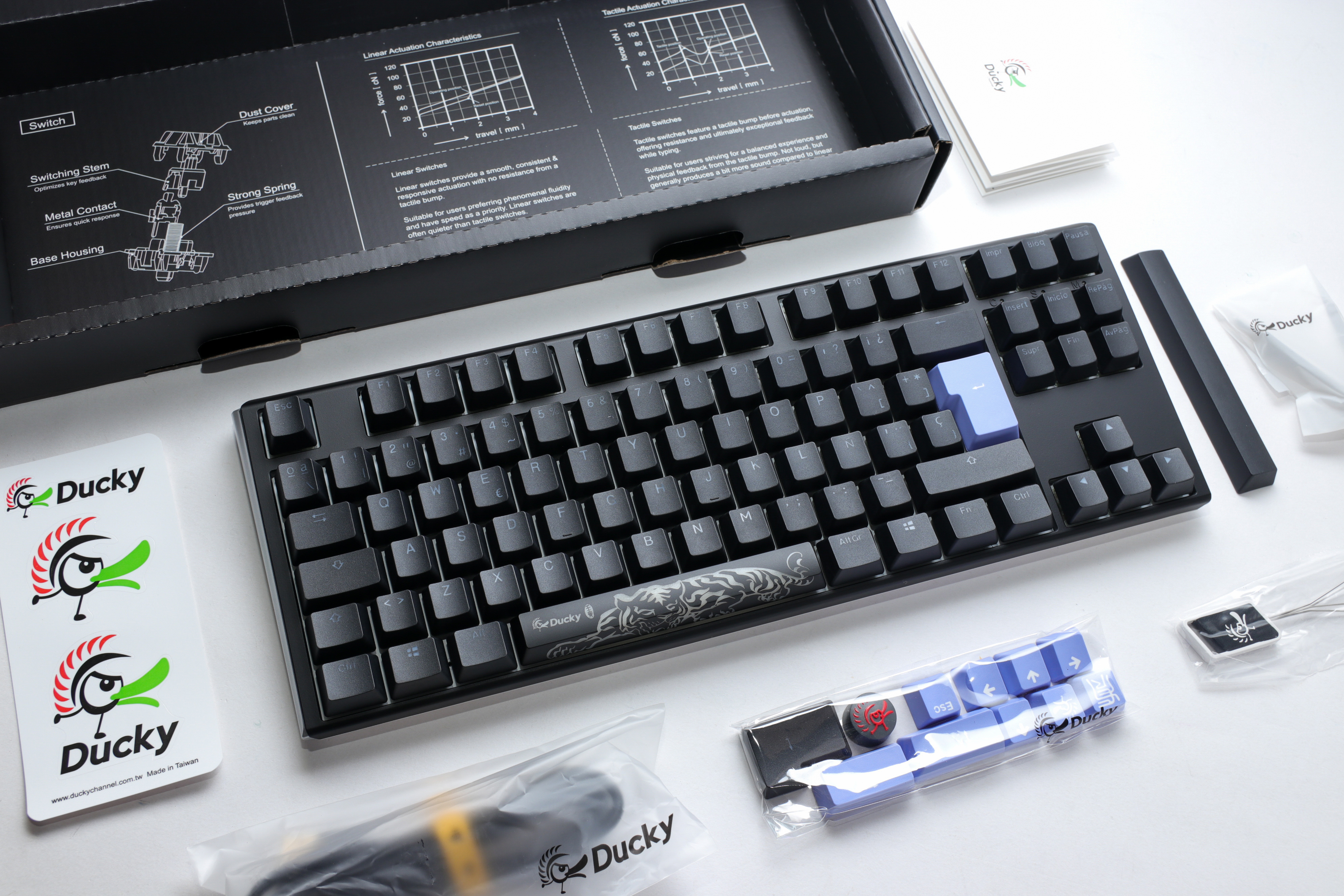 Ducky ONE 3 Classic TKL Teclado - MX Brown