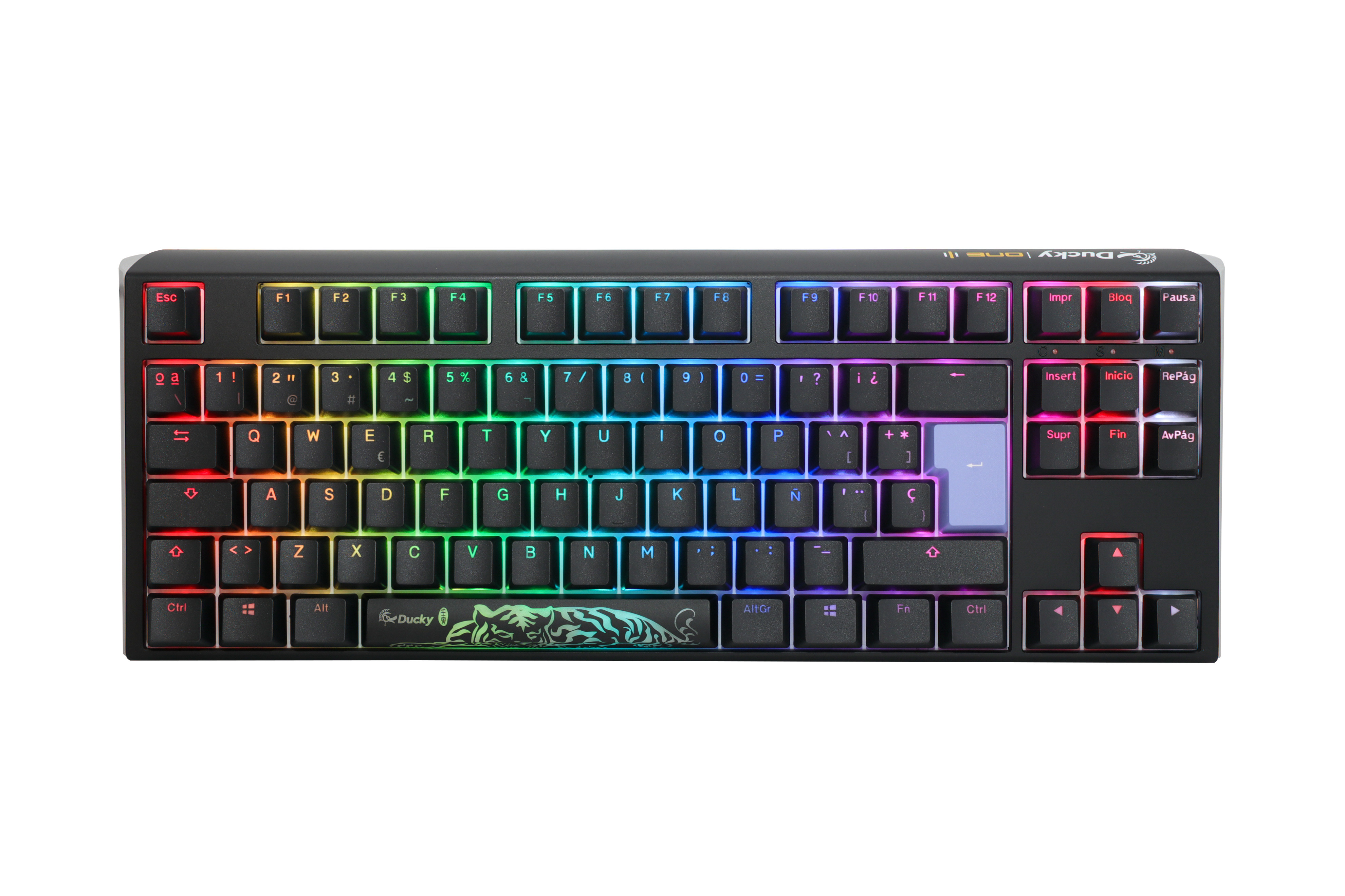 Picture of Picture of Teclado Mecânico Ducky ONE 3 Classic TKL RGB MX-Silver (ES)