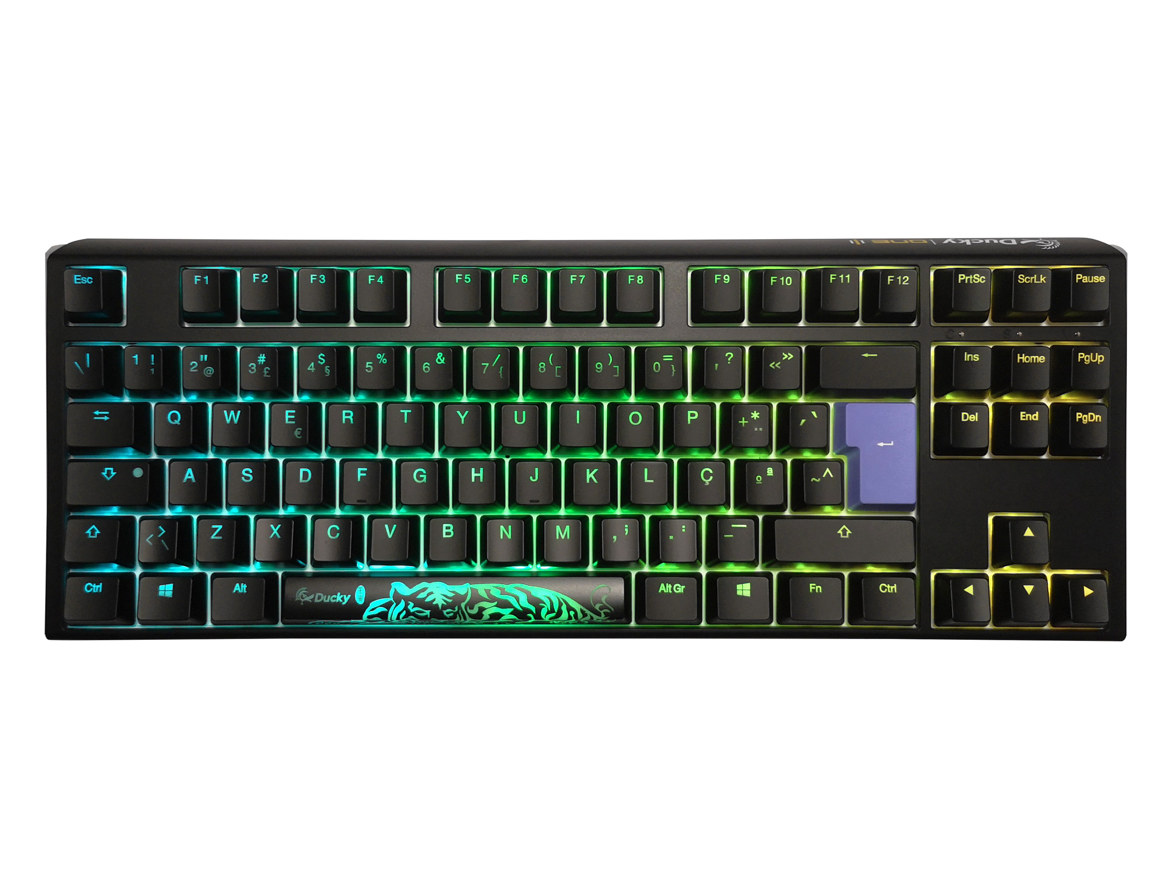 Ducky - Teclado Ducky ONE 3 Classic TKL, Hot-swappable, MX-Silent Red, RGB, PBT - Mecânico (PT)