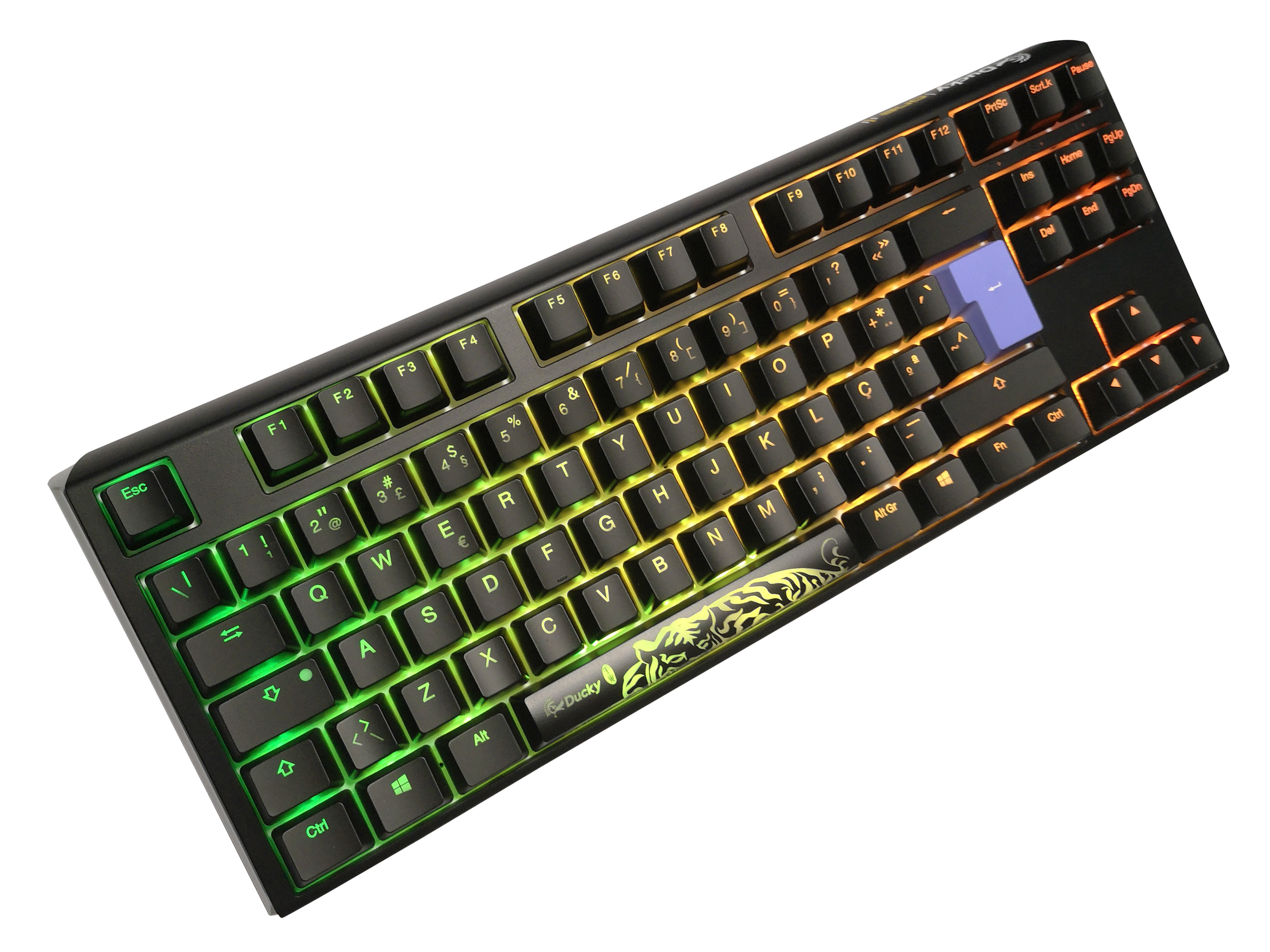 Ducky - Teclado Ducky ONE 3 Classic TKL, Hot-swappable, MX-Silent Red, RGB, PBT - Mecânico (PT)